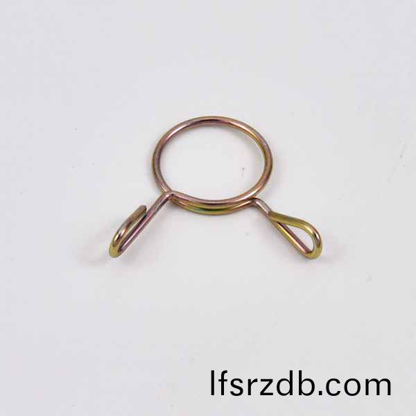 1.2線逕(jing)SWC碳鋼(gang)線鍍(du)綵鋅卡簧(huang)